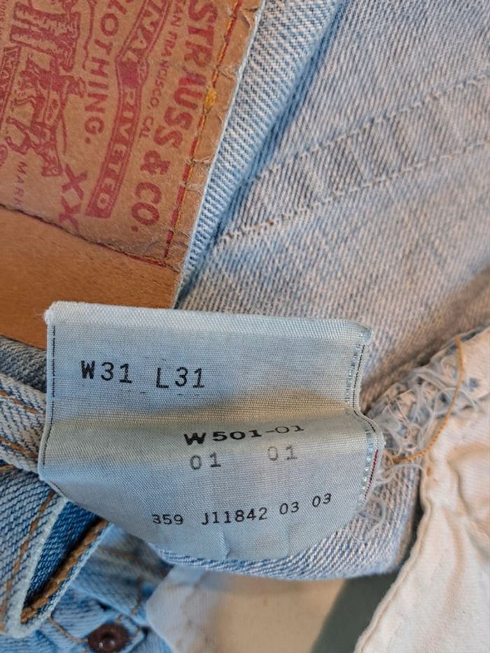 Jeans Levi's 501 31x31 - photo numéro 5