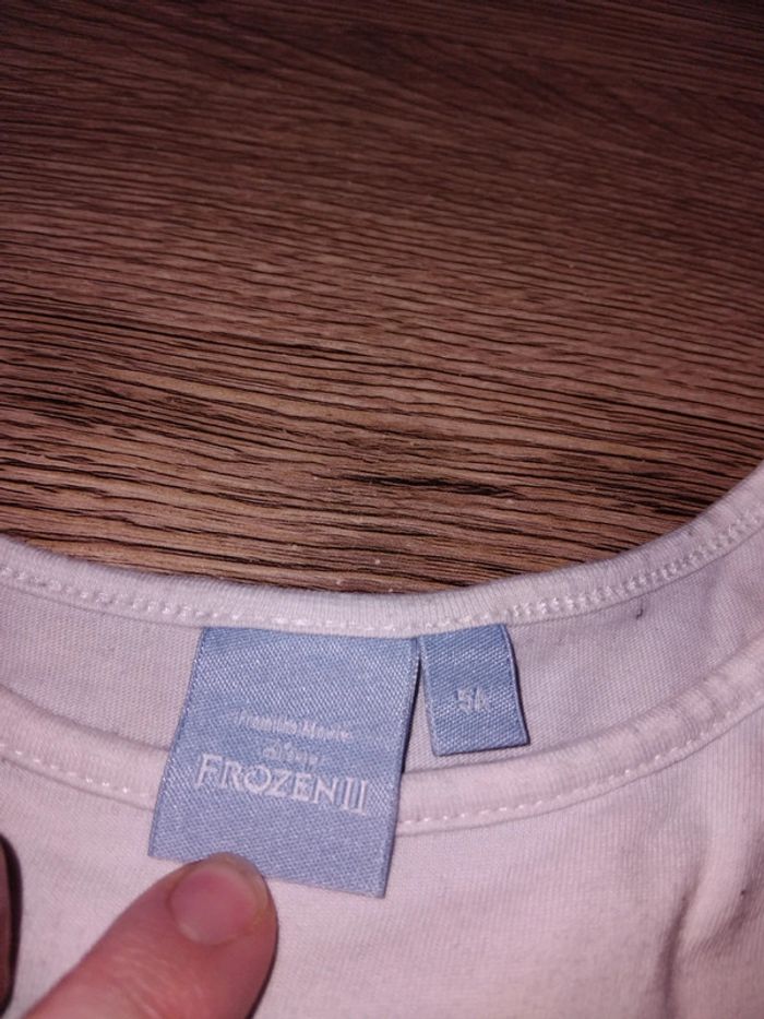 Tee shirt la reine des neiges - photo numéro 3