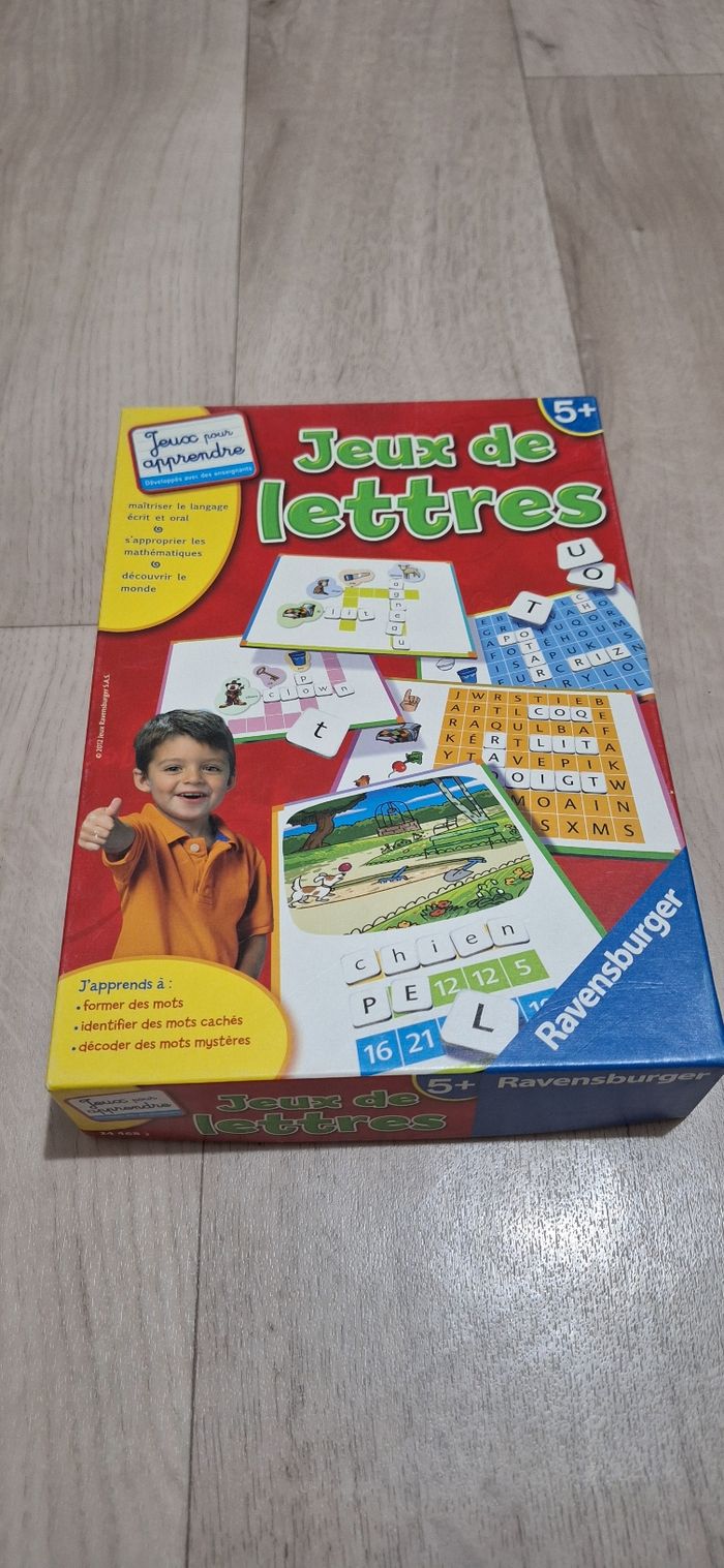 🧩 Jeu de lettres Ravensburger – Très bon état – Jeu éducatif 5 ans et +