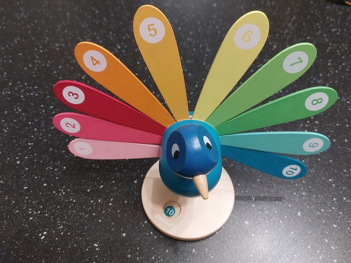 Paon j'apprends à compter