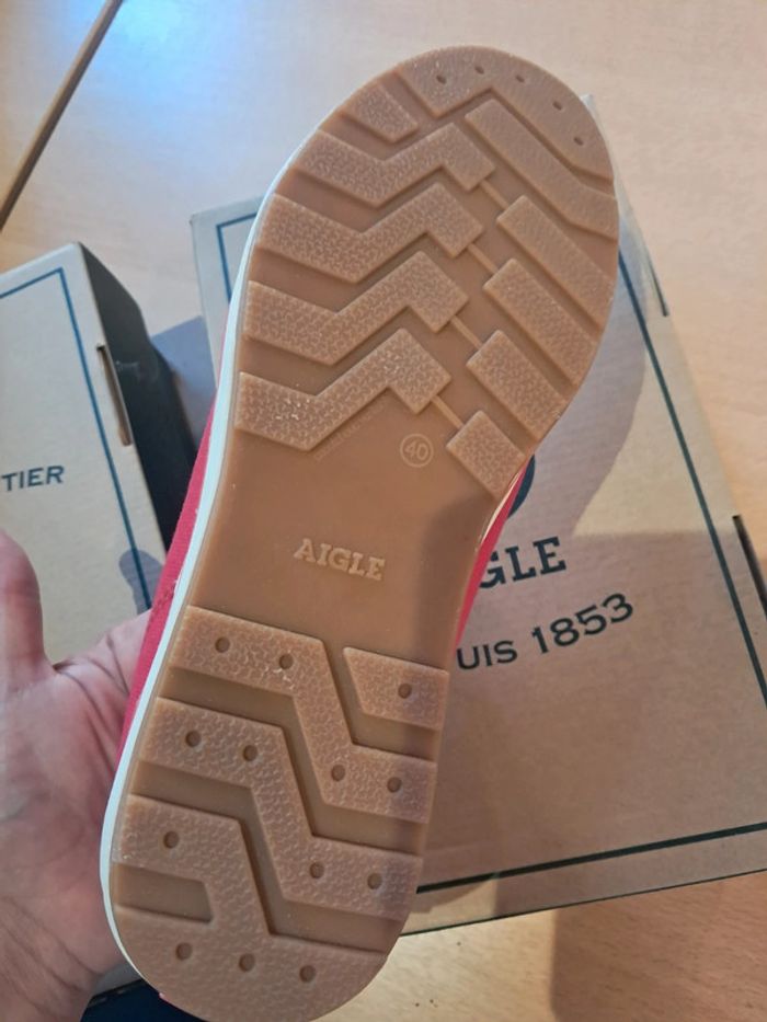 Aigle baskets en toile femme été P.40 neuves - photo numéro 18