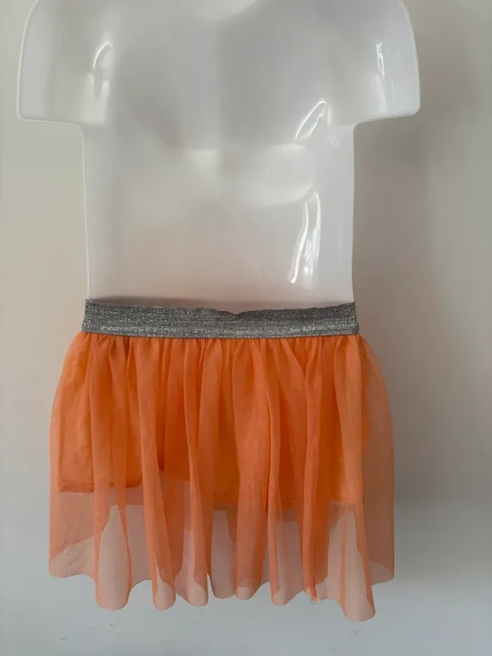 🌟 Jolie jupe tutu orange pailletée - Taille 3 ans 🌟 - photo numéro 2