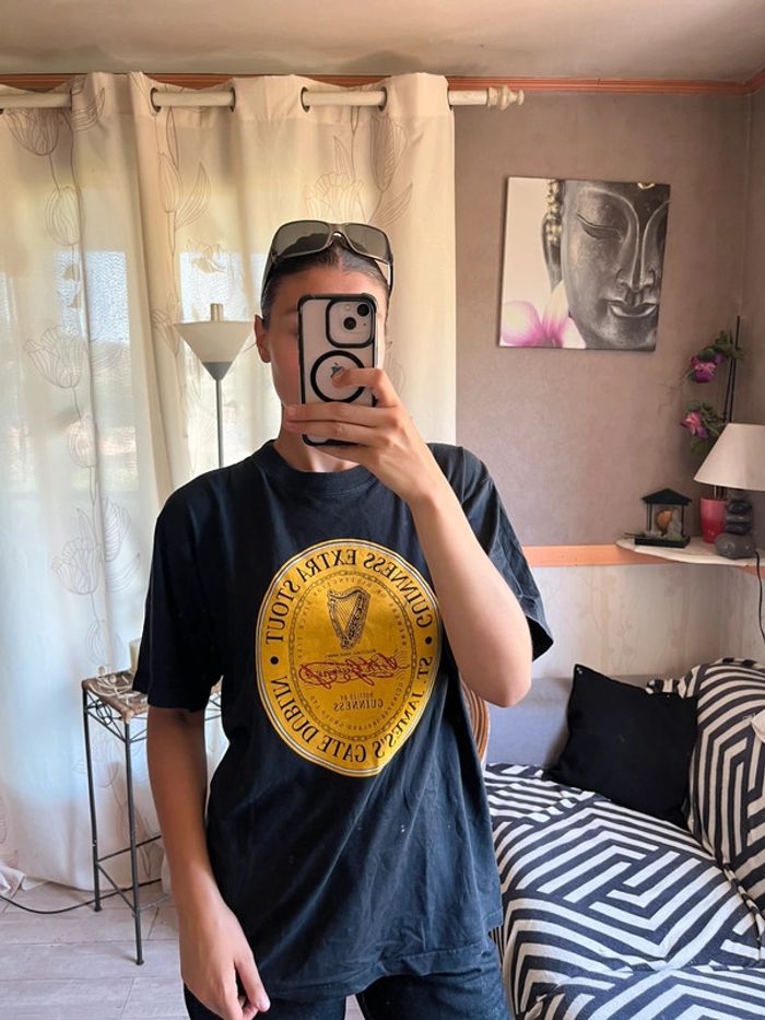 Tee-shirt oversize Guisness vintage - photo numéro 2