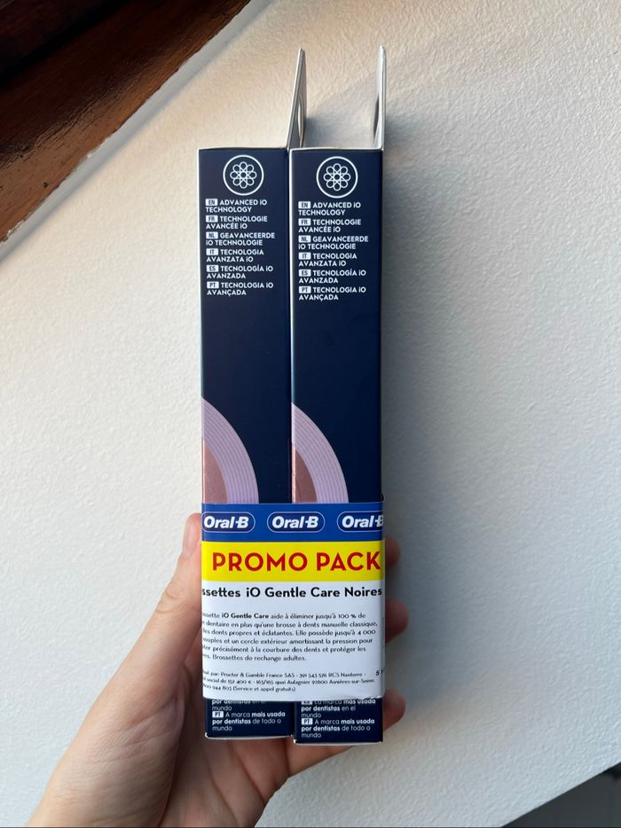 Lot de 4 brossettes iO Oral-B Gentle Care noires - photo numéro 4