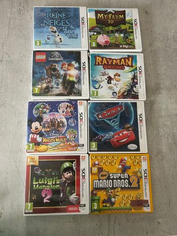 Lot 8 jeux Nintendo 3DS 