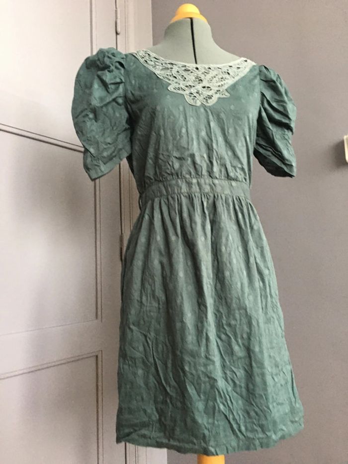 Robe manches bouffantes coton - photo numéro 2