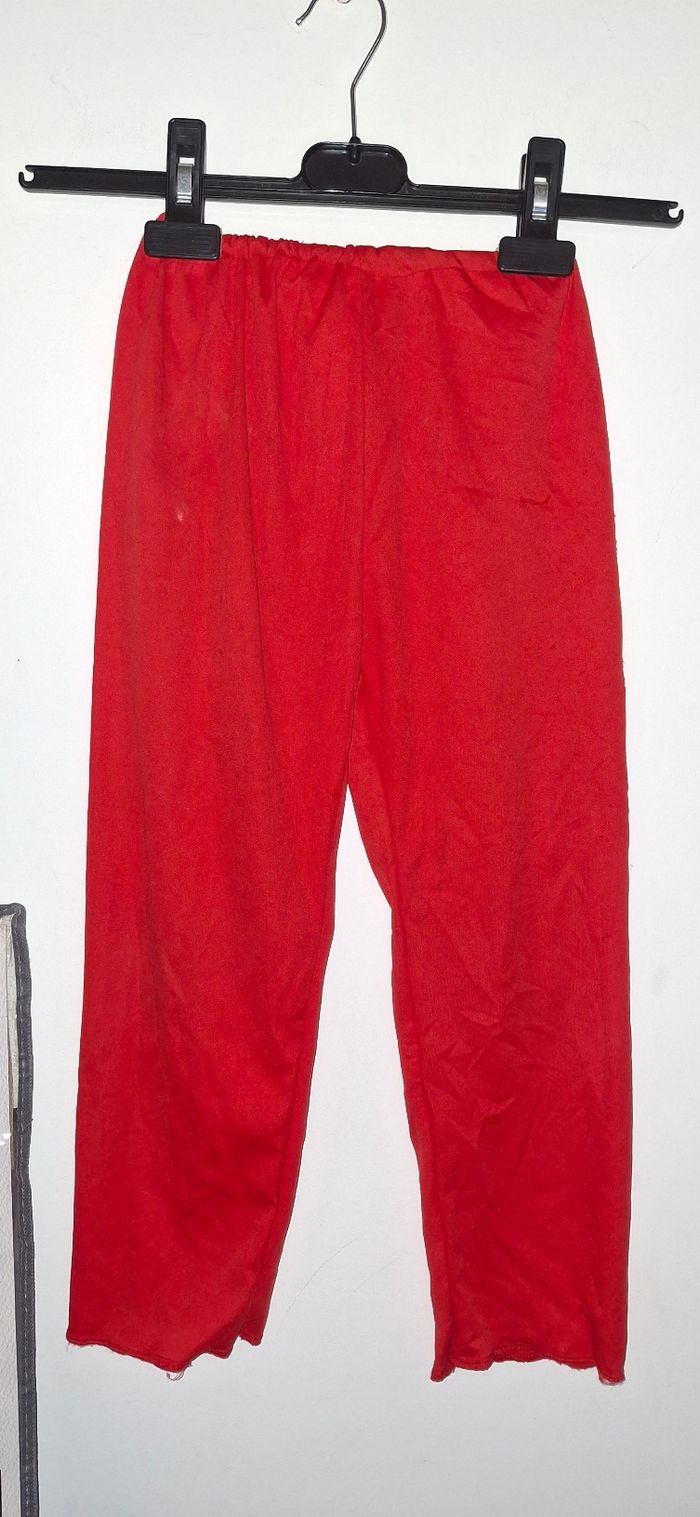 Déguisement Ninja Guerrier Rouge & Bleu 7 ans - photo numéro 10