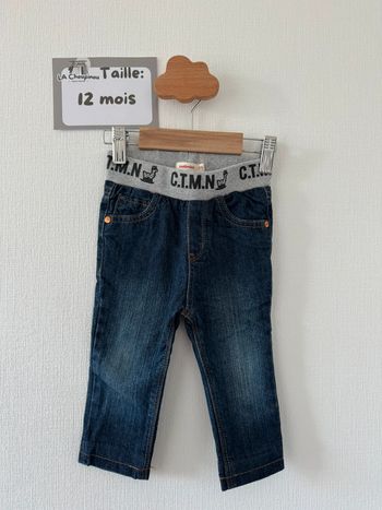 Pantalon jean - taille 12 mois 🌼