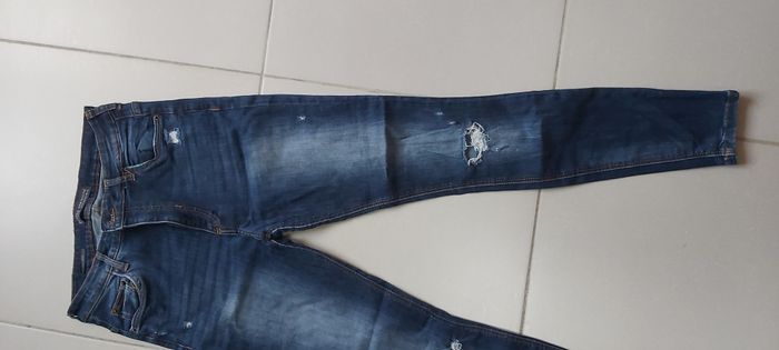 Jeans troué high waist 40 - photo numéro 2