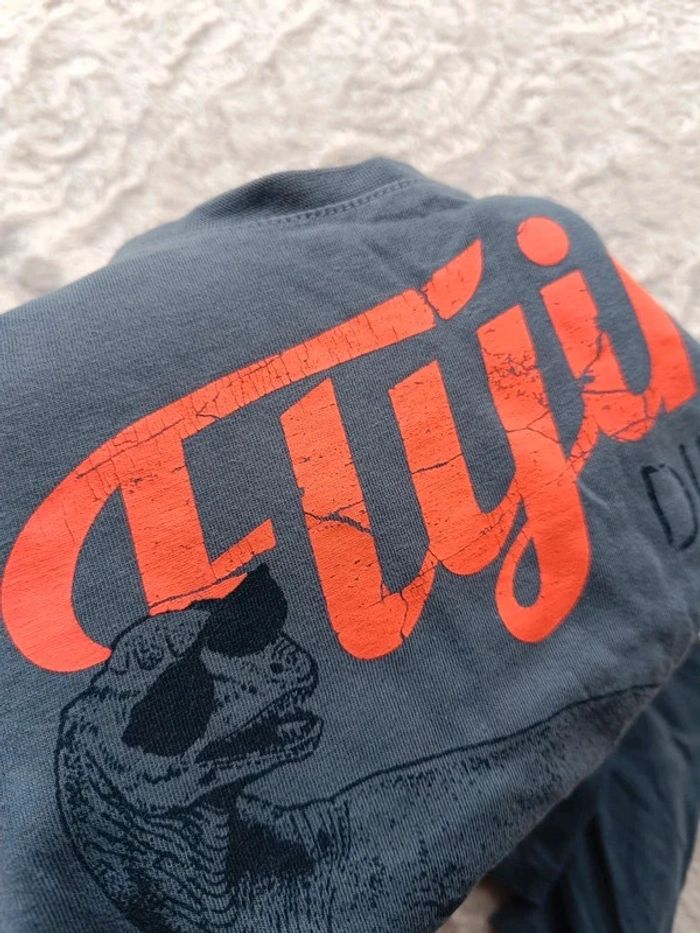 Tee shirt manches longues Garçon 4 ans Dinosaure skateboard Flying Kiabi 100% coton - photo numéro 8