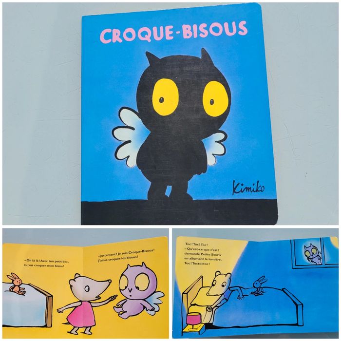 Livre tout-carton L'école des loisirs 👼 Croque-bisous 😽