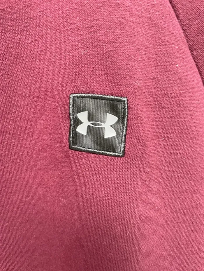 Under Armour Crewneck sweater burgundy red Mens L - photo numéro 2