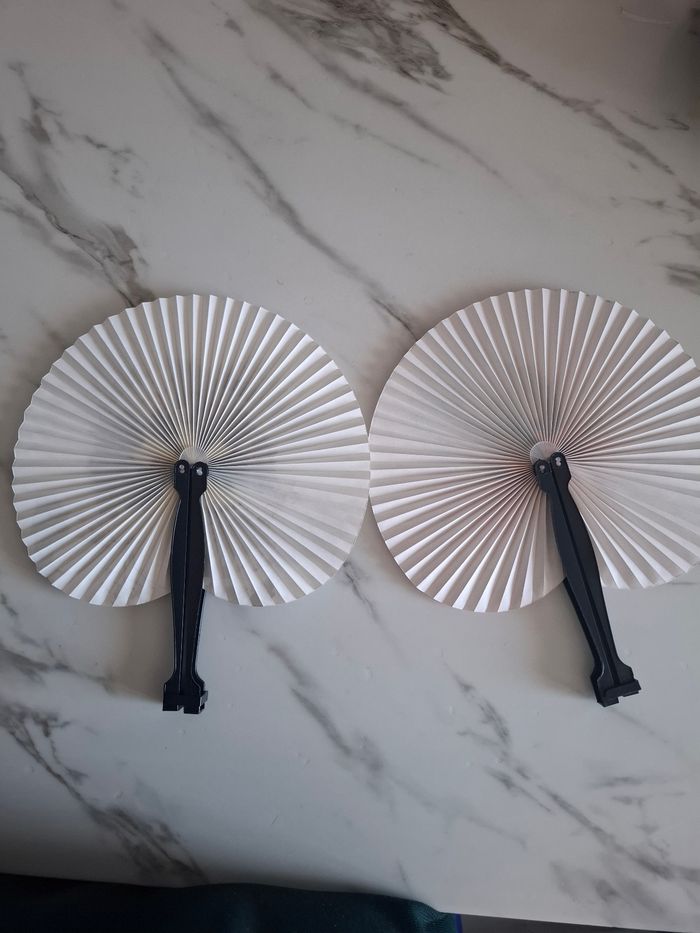 Lot de 2 éventail pliable - photo numéro 3