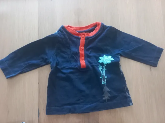 Lot tee-shirt ML et pantalon 3 mois - photo numéro 3