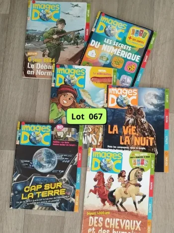 Lot de 6 magazines Images Doc année 2022-23-24 L067
