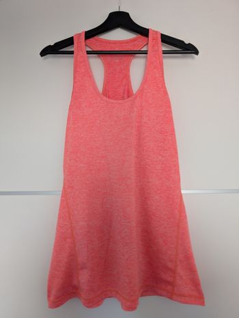 Débardeur de sport rose chiné XXL