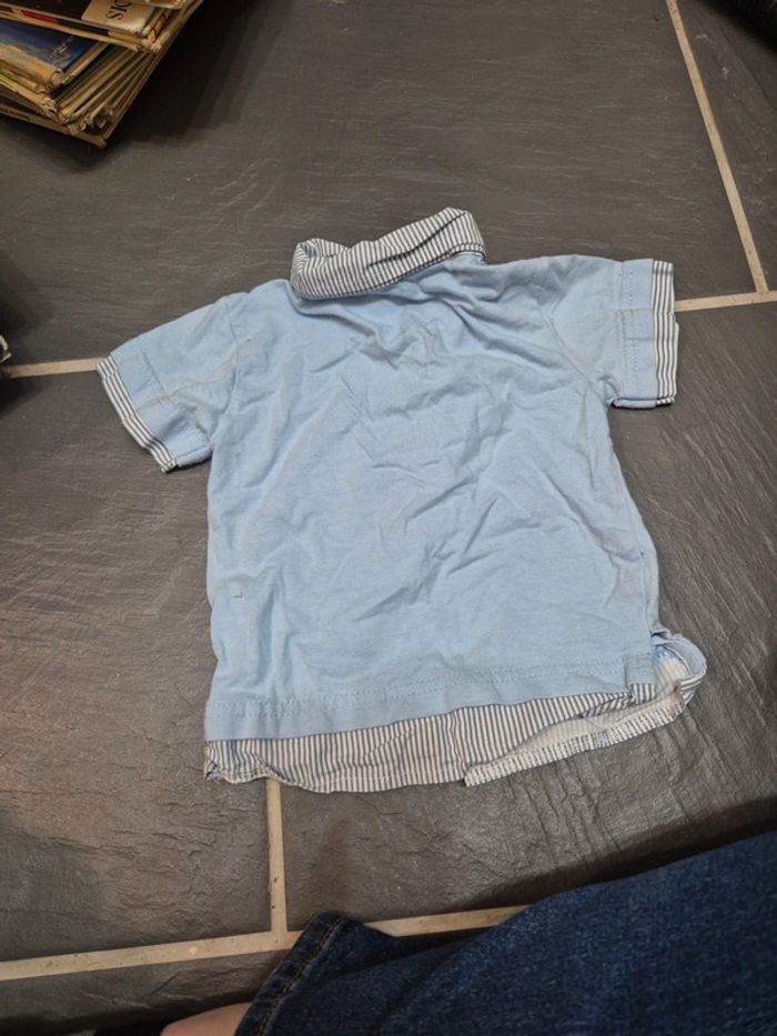 T shirt col chemise - photo numéro 3