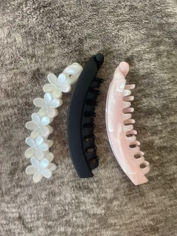 3 pinces à cheveux