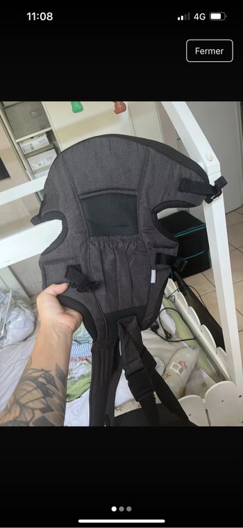 Porte bébé vert baudet