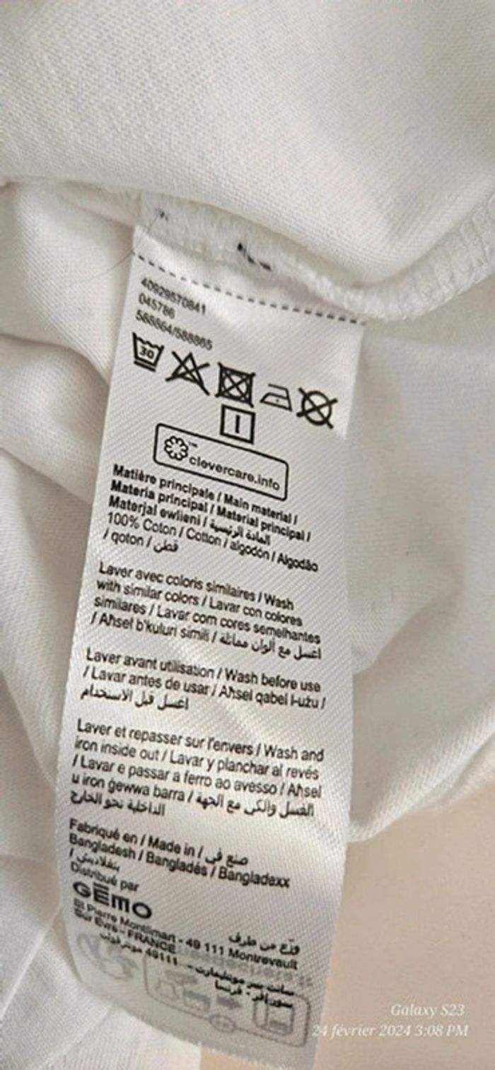 Short chino et tee-shirt ml 12A gémo - photo numéro 8