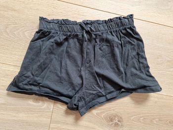 Short fille H&M noir uni 116 cm