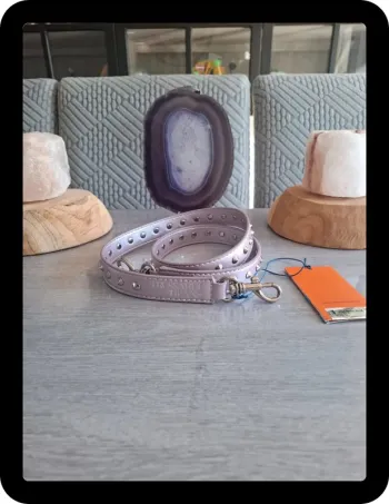 Bandoulière de sac à main mauve trussardi