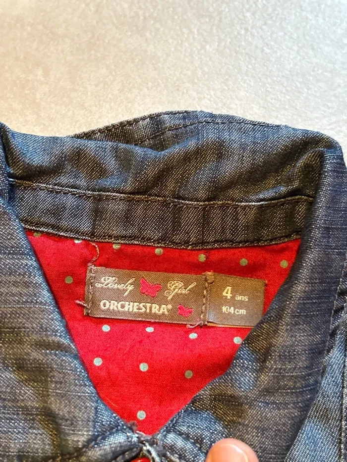 Veste en jeans légère, 4 ans, Orchestra - photo numéro 2