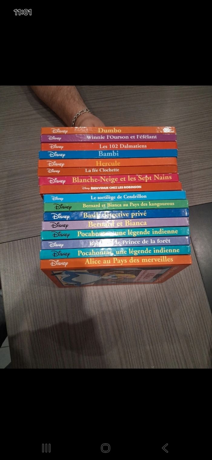 Lot 16 livres Walt Disney