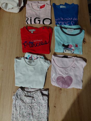 Lot de tee shirts