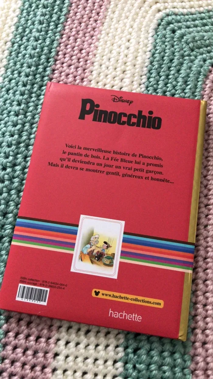 Livre Pinocchio Disney - photo numéro 2