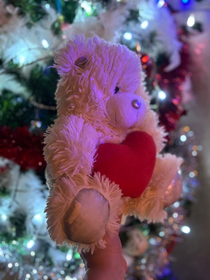 Ours en peluche cœur - photo numéro 2