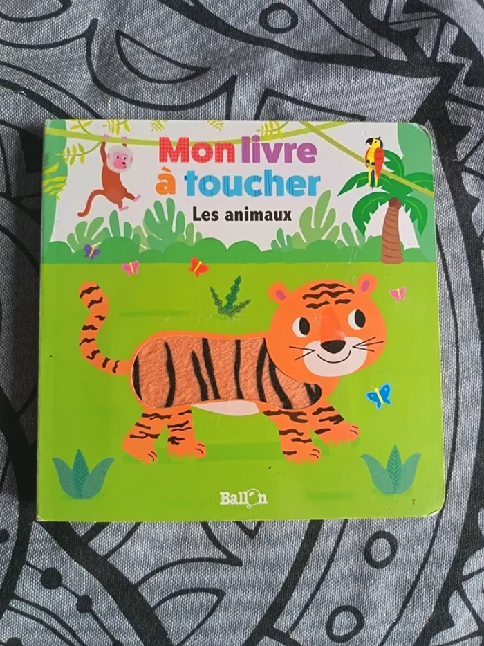 Mon livre à toucher les animaux
