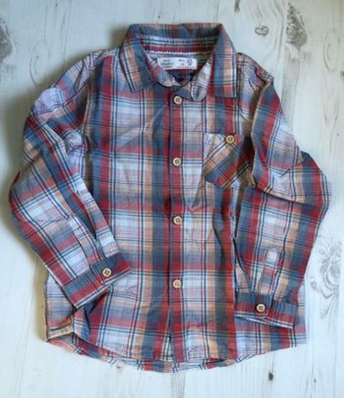 Chemise manches longues Zara neuve 2 / 3 ans