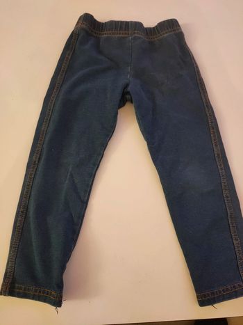 Jeans legging bleu 3 ans