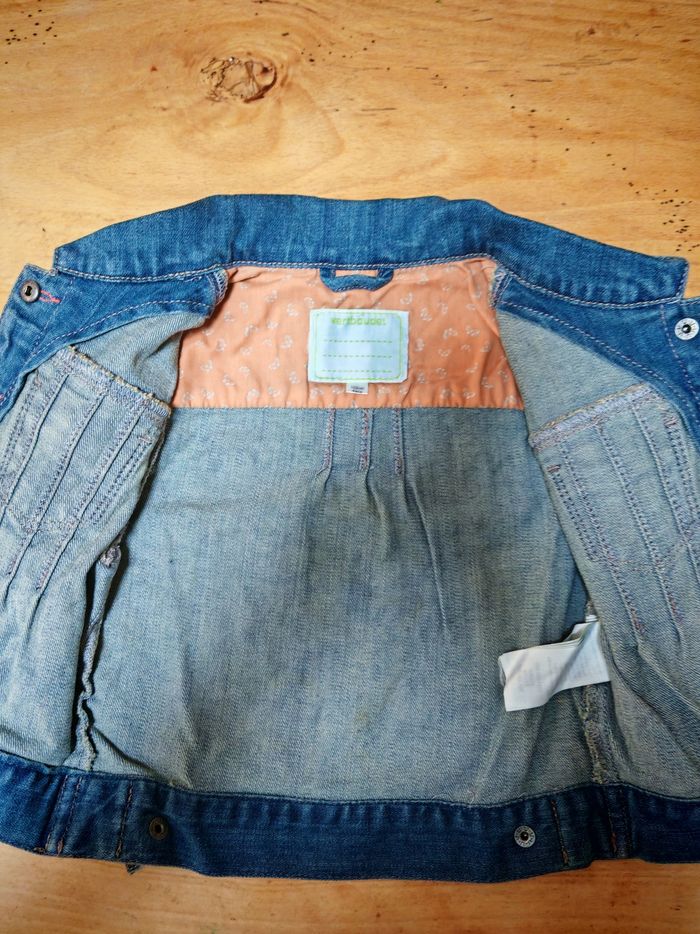 Veste en jean Vertbaudet fille 4 ans - photo numéro 5