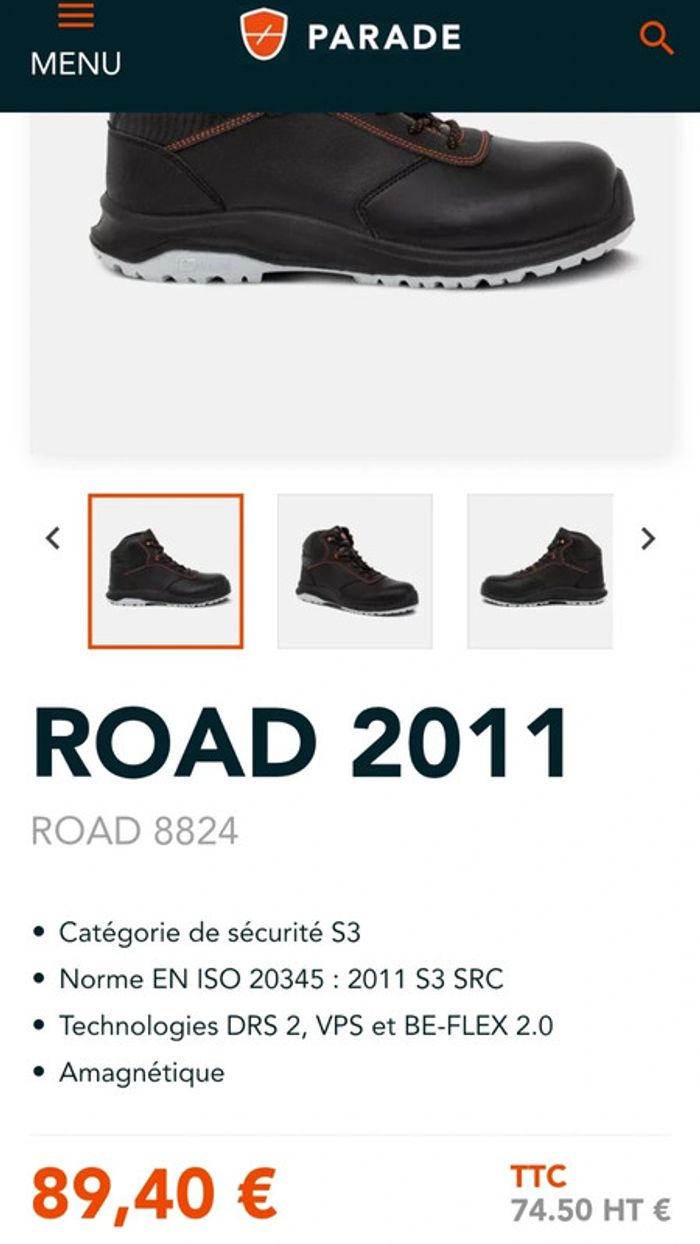 Chaussure de sécurité - photo numéro 6