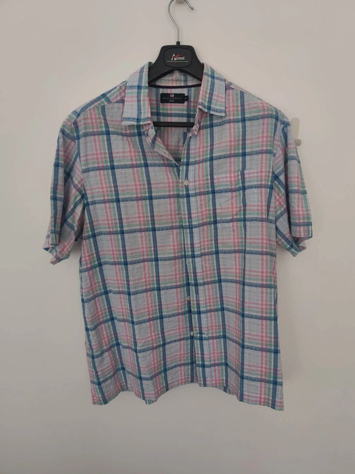 Chemise manches courtes XL blue harbour marks & Spencer à carreaux