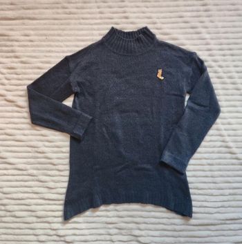 Pull fille 12 ans – La Redoute – gris foncé – col montant