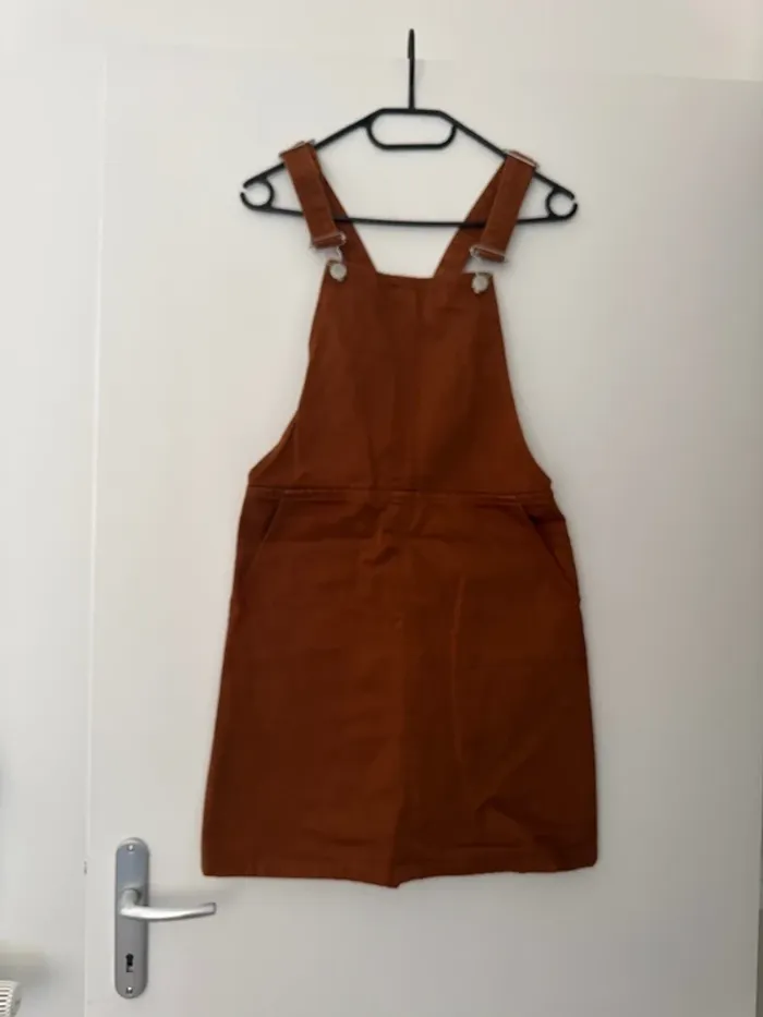 Salopette marron moutard Bizzbee