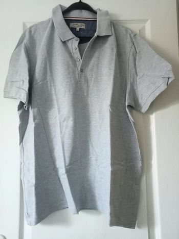 polo gris clair courtes manches taille XL gentleman farmer