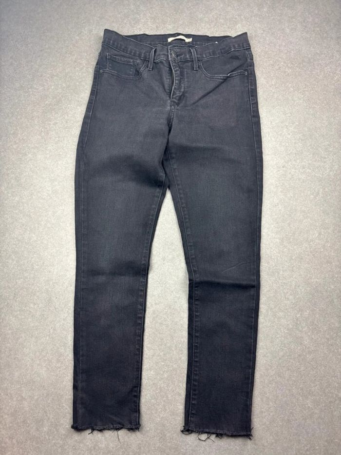 Jean pantalon coupe droite levis noir W30 L30 - photo numéro 6