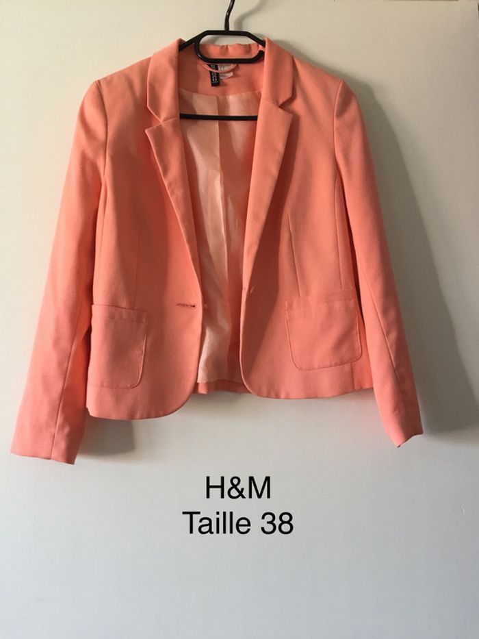 Blazer corail H&M Taille 38