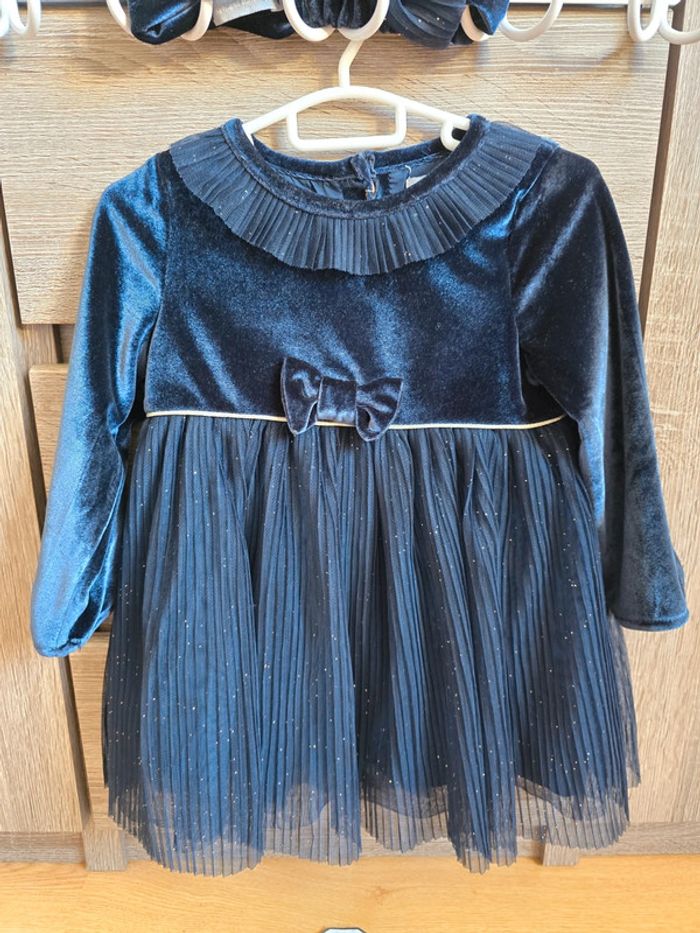 Vêtement Bébé Fille - Robe bleu - Sergent Major- 24 mois 86 cm - photo numéro 4