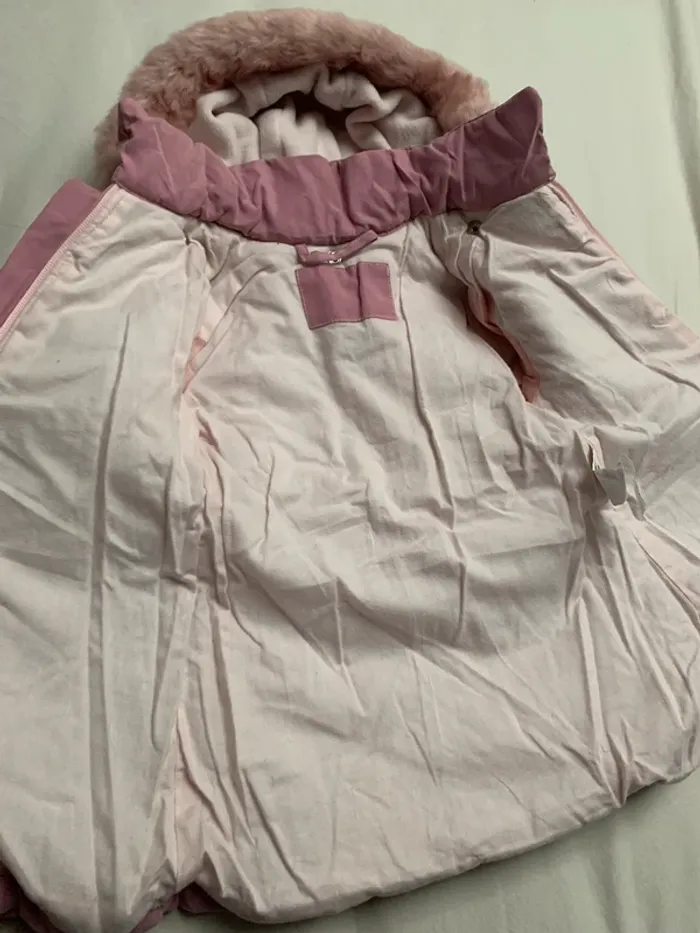 Manteau hiver rose - photo numéro 2
