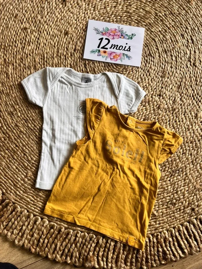 Lot teeshirt manches courtes