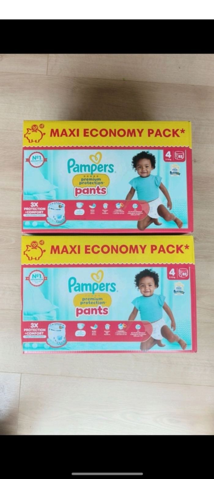 2 maxis economy packs Pampers premium protection pants taille 4