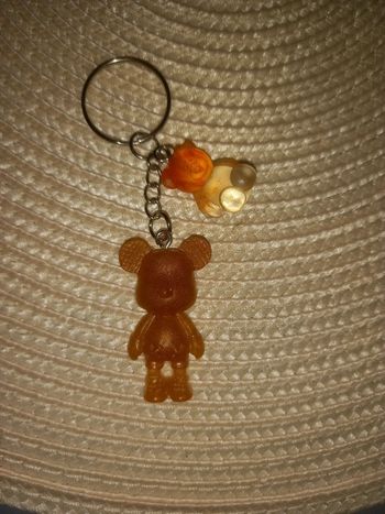 Porte clé ourson résine epoxy