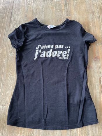 Tee-shirt Morgan noir