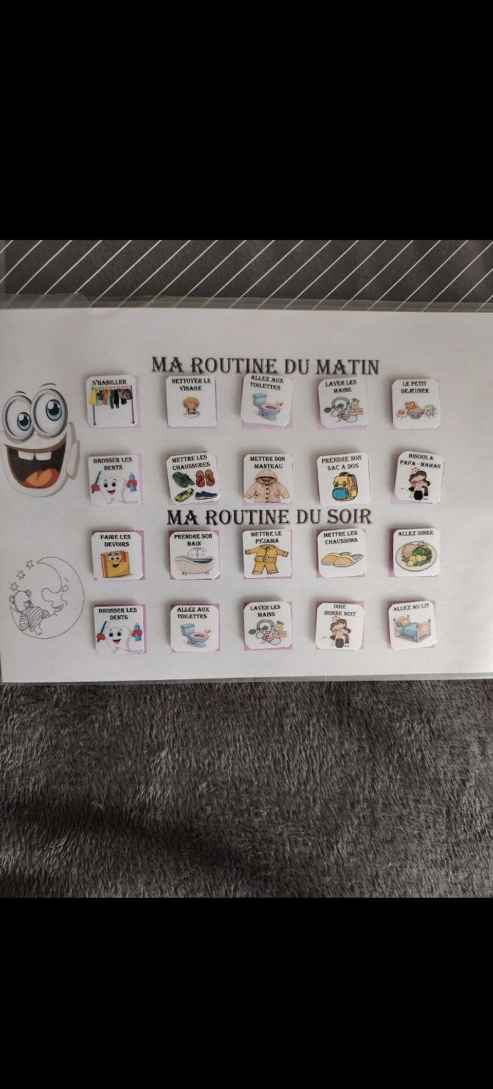 4 fiches d'activité plastifiée pour votre enfant - photo numéro 5