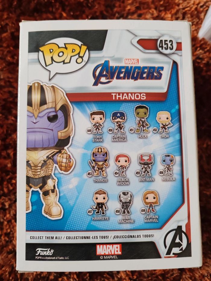 Pop marvel thanos n'453 - photo numéro 3